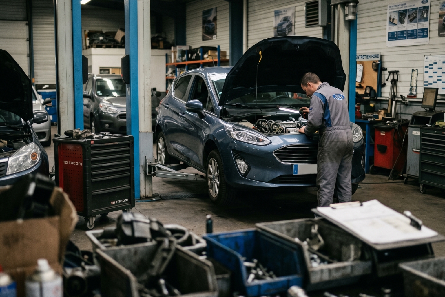 Quand changer courroie distribution Ford Fiesta 1.0 Ecoboost