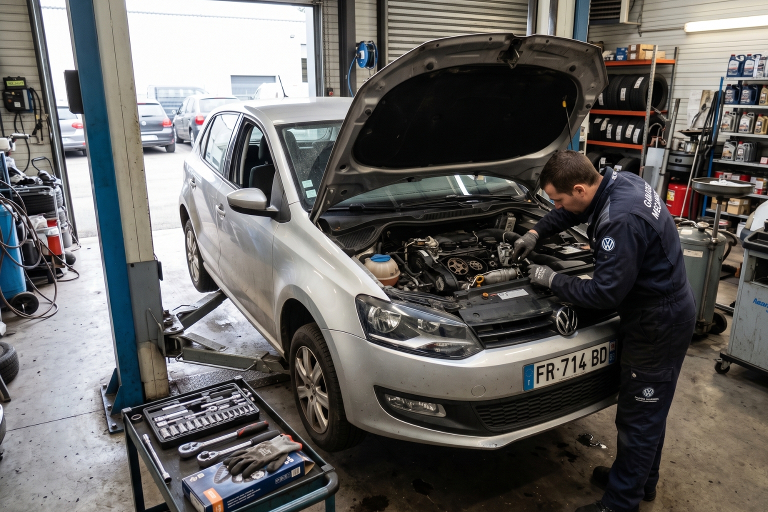 Quand changer la courroie de distribution Polo 1.6 TDI 90