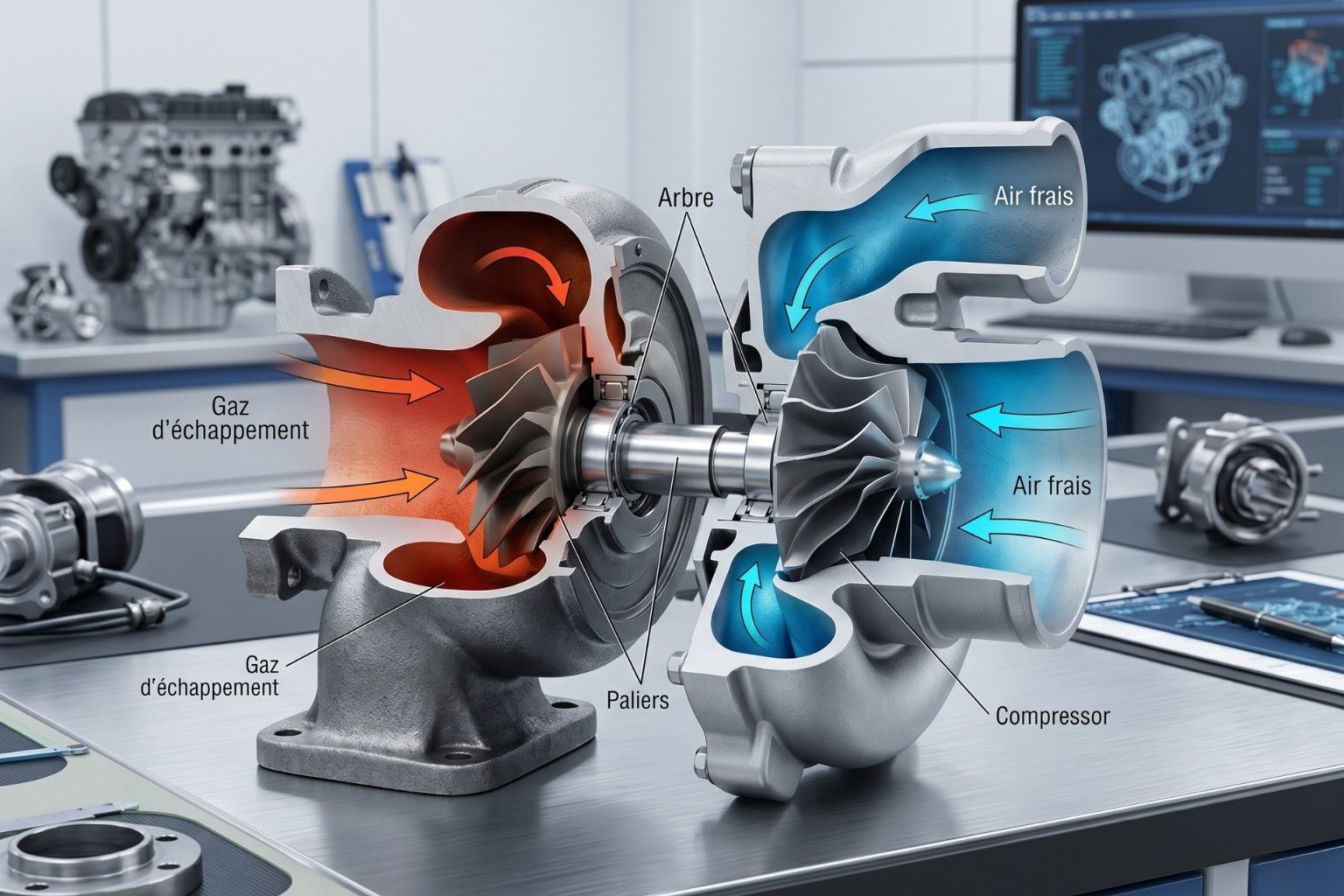 Comment fonctionne un turbo