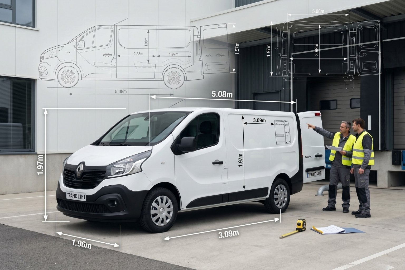 Dimensions du Renault Trafic