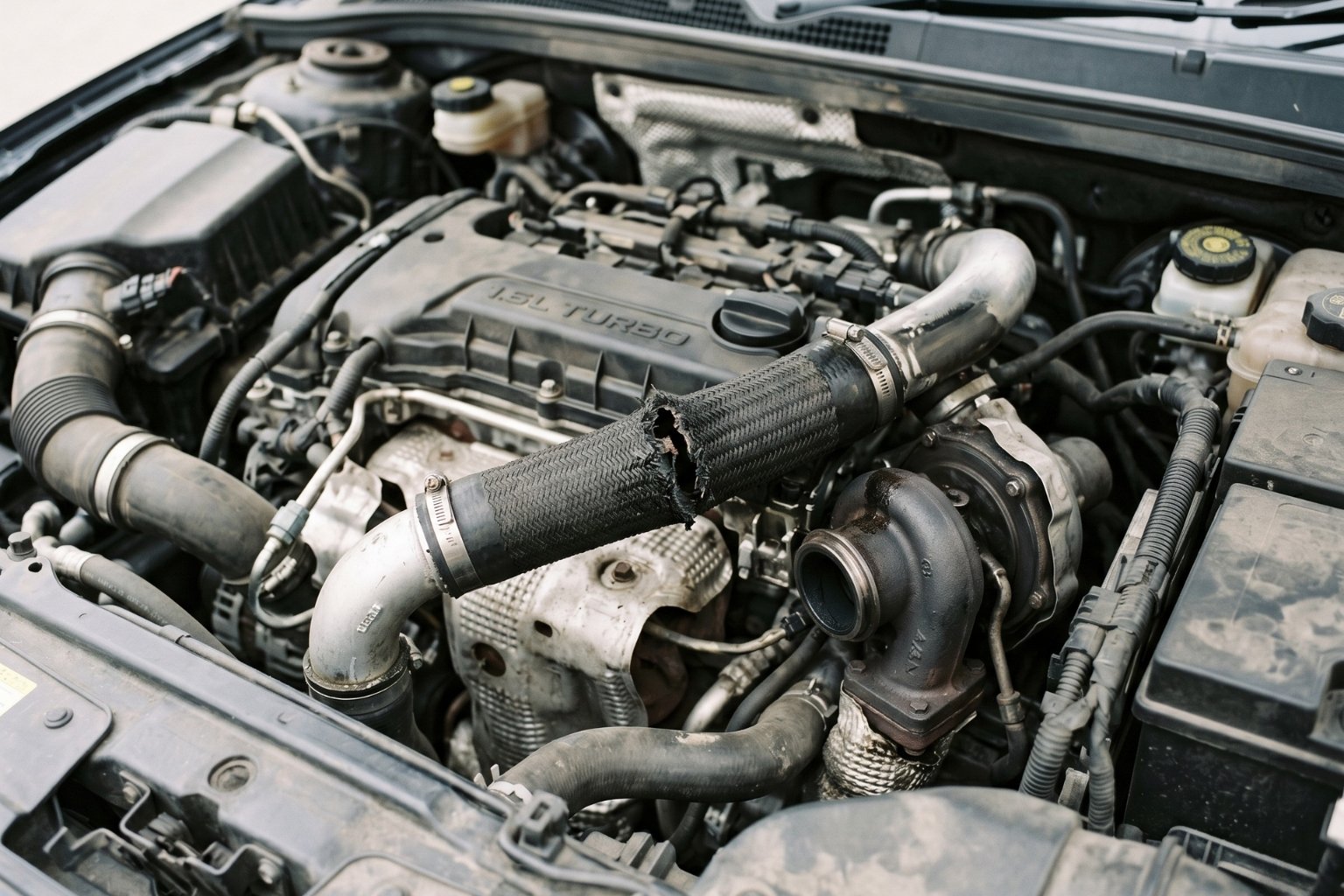 Peut-on rouler avec une durite de turbo percée