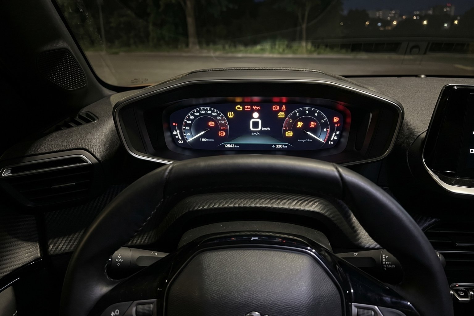 Tableau de bord Peugeot 208 signification voyants