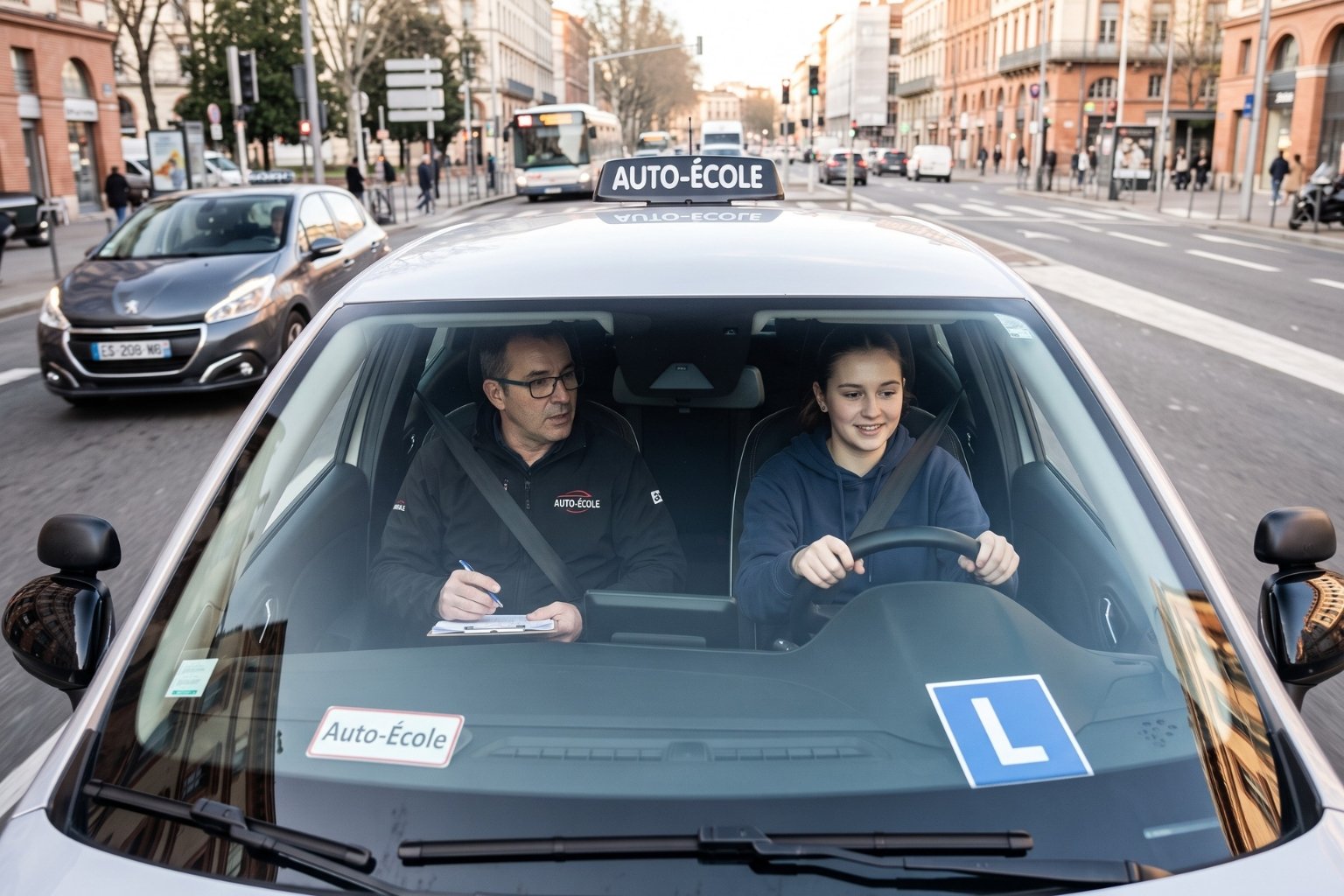 Combien coûte une heure de conduite en auto école